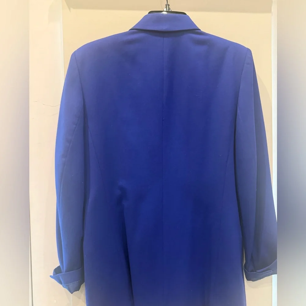 Christian Dior Vintage Double-Breasted Royal Blue Blazer
